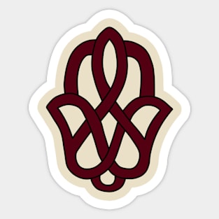 hamsa, hand Sticker